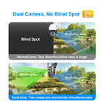 V380 8MP 4K Dual Lens WIFI IP Camera 10X Zoom Night Vision Human Detections AI Auto Tracking IP66 Waterproof Two-Way Audio PTZ 4G Surveillance Camera for Indoor Outdoor Security Monitoring