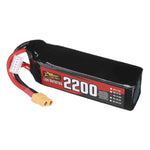LinkMejor Power 14.8V 2200mAh 120C 4S LiPo Battery XT60 Plug with Adaper for RC Drone