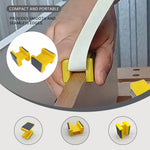 2pcs Edge Tape Straightener Kit Woodworking Joinery Solution for 15mm 18mm 25mm 30mm Paper Edge Banding Trimmer Tools Woodcraft Tape Holder