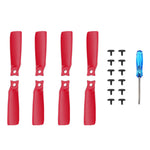 LinkMejor 4022F Lightweight Colorful Propeller Props Blades Accessories for DJI FLIP RC Drone Quadcopter