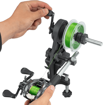 LinkMejor Fishing Reel Speed Ratio Winder Lightweight Labor-saving Antirust Spooler Line Winder Spinning Baitcasting Reel Fishing Tool