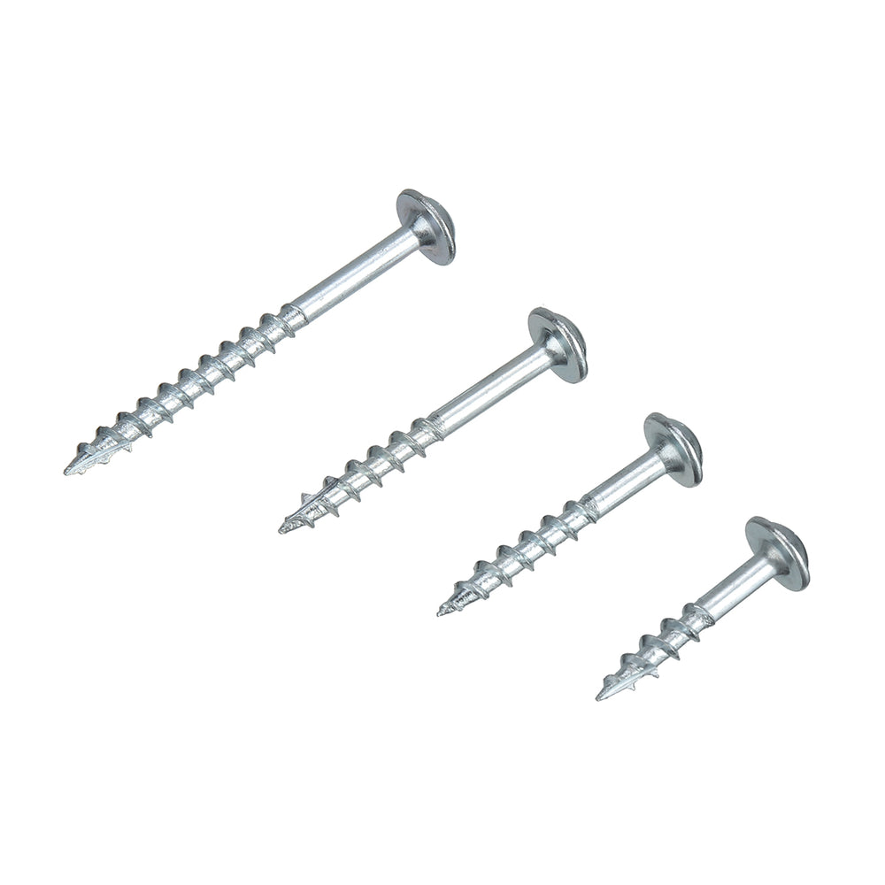 LinkMejor 100pcs Pocket Hole Screw for XK4 Pocket Hole Jig