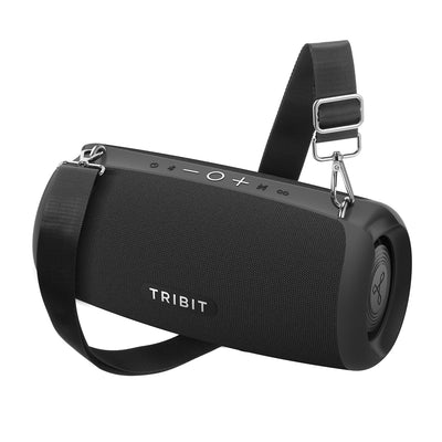 Tribit StormBoxLava 80W Portable bluetooth 5.4 Speaker Wireless Speaker 2x30W Neodymium Magnet Woofers 2x10W Silk Dome Tweeters 43Hz Ultra Deep Bass 24H Playback TWS Pairing IP67 Waterproof Outdoors Speakers with Detachable Shoulder Strap