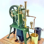 LinkMejor R01 1/12 Stirling Hot Air Pump Engine Model Water-cooled External Combustion Engine Copper Castings Physics Science Experiment for Children