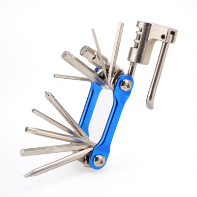 LinkMejor 11 in 1 Portable Multifunctional Bike Repair Tool Kit for Outdoor Bicycle Cycling Repair Tool