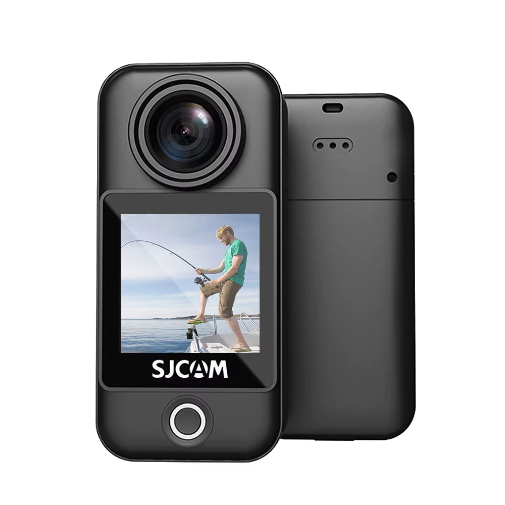 LinkMejor C300 Pocket Action Camera 4K/30FPS 6-Axis GYRO Stabilization 5G WiFi Remote Webcam Sport DV Shooting Cam