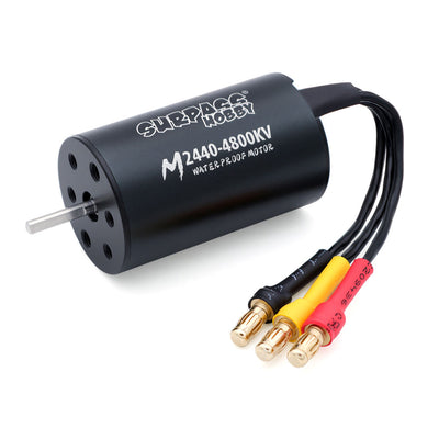 LinkMejor M2440 Brushless Waterproof Motor for 1/16 1/18 Flat Sports RC Cars Vehicles Models Parts 3200/4300/4800KV