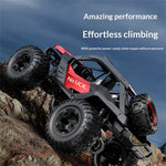 LinkMejor MD506A RTR 1/10 2.4G 4WD RC Car Alloy Shell Off-Road Climbing Truck LED Light Remote Control Vehicles Models Toys
