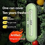 Refrigerator Deodorizer Ozone Sterilization Air Purifier 1200mAh Battery with Quick Air Purification for Effective Odor and Germ Removal