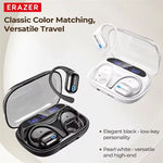 LinkMejor XP18 TWS Headset Wireless bluetooth 6.0 Earphone 13mm Titanium Unit ENC Noise Cancelling 3000mAh Battery LED Screen Digital Display IPX5 Waterproof Power Bank Function Earhooks Sports Headphones
