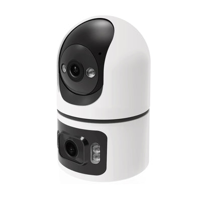 LinkMejor Tuya 4MP+4MP HD Security Camera Smart Dual Lens WIFI IP Camera Night Vision Two Way Audio Motion Alerts Pan Tilt Wireless Security System