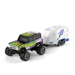 LinkMejor HG4-163 HG4-164 RTR 1/64 2.4G RWD Mini Alloy RC Car Off-Road Climbing Truck Support App Remote Control Three Speed Vehicles Models Pocket Toys Desktop Collection Gift For Boys