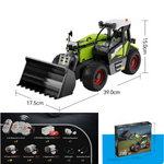 C61051 1/17  Multi Function Loader RC Tractors Forklift Trailer Transport MOC Building Blocks 1469PCS for Boys Toy Adults Birthday Gift