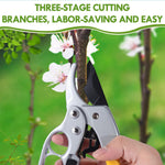 Gardening Shears Heavy-Duty Handheld Pruning Perfect for Arthritis Weak Hands Long-Lasting Versatile Plant Trimmers Ideal Garden Gift