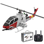 Eachine E187S AH-1 Cobra 2.4G 9CH 6G GPS Optical Flow Localization LiDAR TOF Altitude Hold Dual Brushless Motor 1:32 Scale Flybarless RC Helicopter RTF