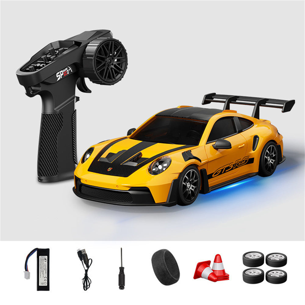 Hstar D24-03Q1- D24-03S3 RTR 1/24 2.4G 4WD Drift RC Car Gyro Mini Full Proportional LED Light Remote Control High-Speed Motor On-Road Racing Vehicle Model Boys Gifts Toys