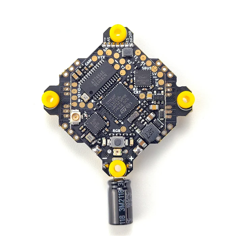 25.5x25.5mm LinkMejor FoldApe4 ELRS3.0 F411 Bluejay MPU6500 AIO F4 Flight Controller 1-3S 15A ESC for Long Range RC FPV Racing Drone