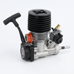 LinkMejor Racing SH.21 Nitro Engine 3.48cc SG Shaft Rear Exhaust Hand-pulled Engine with Spark Plug and Hand Puller for 1/8 Methanol Fuel RC Car Vehicle Model