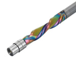 LinkMejor Compression Flush Trim Router Bit 1/4 Inch Shank 1/4 Inch Cutting Dia. Pattern Bit Bottom Bearing Double BB