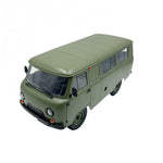 LinkMejor C-104 1/12 2.4G 4WD RTR Full-Scale OFF-Road Van Truck RC Car Vehicle Models Toy w/ Light Full Proportional Control UAZ-452 Bread Loaf Officially Licensed