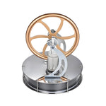 LL-001 Metal Low Temperature Stirling Engine Model Motor Steam Heat DIY Class Education Desktop Display Toy Gifts