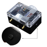 FM Signal Amplifier Adjustable 30dB Gain Low Noise 50-138MHz Dual Power Compatible with Passive Antenna Global FM Frequency Reception