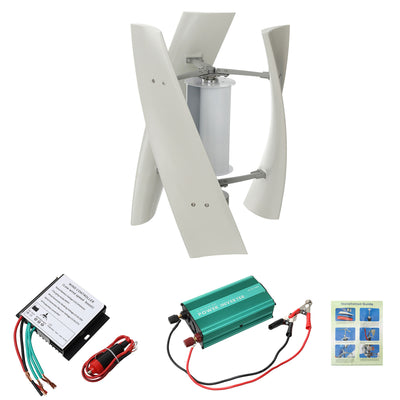 FLHQ-100 Wind Turbine Generator 100W 12V 24V Low Start-up Wind Speed Nylon Fiber Blades Permanent Magnet Levitation Generator Renewable Energy System