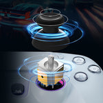 LinkMejor 736F for PS5 Controller Wired Gamepad with Hall Effect Triggers and RGB Joysticks Dual Vibration Motors Turbo Function for PS4 PC Plug and Play