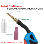 19Pcs 15AK For Binzel Torch Ceramic Nozzles Contact Tips Holders Mig Welder Consumable Accessories MB-15AK Mig Welding Torch