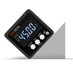 LinkMejor 4*90° Updated Precision Digital Protractor Inclinometer Level Box Digital Angle Finder Bevel Box With Magnet Base