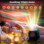 Elfeland Aurora Lights Projector RGB LED 8 Lighting Modes Remote Control Timer USB Power Bedroom Decor Night Light