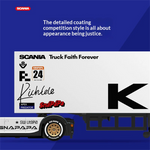1/64 2.4G 4WD Scania Official Licensed Mini Drift RC Car Container Tractor Trailer Heavy Truck Remote Controlled LED Light with Gyro Full Proportional Vehicles Desktop Toys Models Collection Gift For Boys