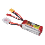 LinkMejor 11.1V 350mAh 95C 3S LiPo Battery XT30 JST Plug for RC Drone