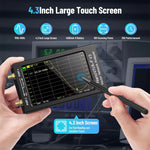NanoVNA F V3 Vector Network Analyzer 1MHz to 6GHz TDR Function 4.3 Inch Resistive Touchscreen High Accuracy Fast Sweep Speed VNA Analyzer