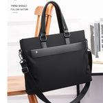 Men's Business Briefcase 14''  Laptop Handbag Waterproof Large Capacity Shoulder Crossbody Bag