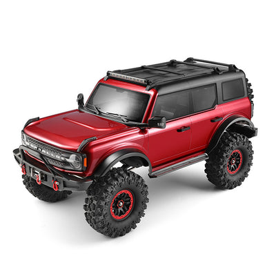 LinkMejor 104020 RTR 1/10 2.4G 4WD RC Car Rock Crawler Off-Road Climbing Truck Full Proportional LED Light Vehicles Models Toys