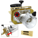 Mortising Jig for 65mm Trimming Machine 2 In 1 Slotting Bracket Invisible Fasteners Punch Locator Linear Track Woodworking Tool