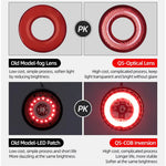 LinkMejor Q5 Smart Auto Brake Sensing Bicycle Taillight Vibration Sensor Wake-up IPX6 Waterproof USB Charging Bike Rear Light for Night Riding