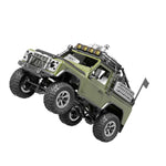 LinkMejor KF90 1/12 2.4G 4WD RC Car Rock Crawler Truck Full Proportional Control Off-Road Climbing Car with Lights RTR