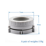 Universal NAB Reel Hub Adapters for Studer ReVox Akai Teac Reel Tape Recorders Support 1/4 Inch 10.5 Inch Reels High Grade Plastic Lightweight Design
