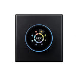 LinkMejor Smart WiFi Smart Home Heating Knob Thermostat with Digital Display Temperature Controller for Water/Electric/Gas Boiler Heating Voice Control Works with Alexa Google Home