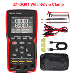 LinkMejor ZT-DQ01 ZT-DQ02 Digital LCR Bridge Tester Meter Portable Handheld 0.3% Accuracy Capacitance Resistance Inductance Testing Multiple Frequencies