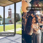 Outdoor Deep Tone Wind Chimes 45° Memorial Wind Chimes Metal Pipe Wind Chime