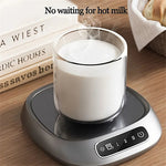 IPRee USB-Powered Smart Beverage Heating Pad with 3-Speed Adjustable Temperature Control, 3-Beep Alert System & Auto Shutoff - USB-Powered Coffee & Tea Warmer with, Ideal for Home/Office Use, Coffee Machine Accessorie