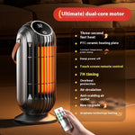 1500W Household Fan Heater Winter Warm Electric Heater for Office Living Room Bathroom Bedroom Intelligent Temperature Control