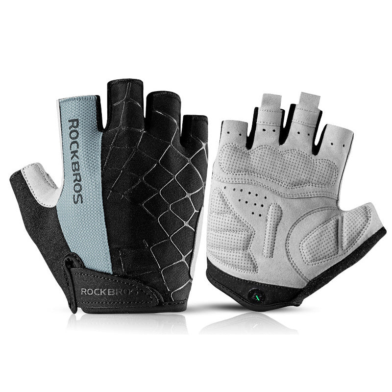 LinkMejor Half Finger Bicycle Gloves PU Leather Breathable Non-slip  Fashion Gloves for MTB Bike Cycling Fun