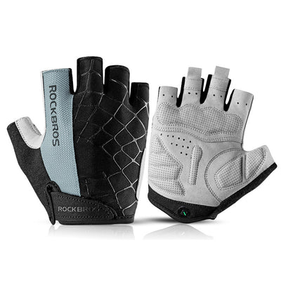 LinkMejor Half Finger Bicycle Gloves PU Leather Breathable Non-slip  Fashion Gloves for MTB Bike Cycling Fun