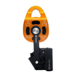 Climbing Lifting Pulley Aviation Grade Aluminum Universal Rope 8-12mm Rock Climbing Outdoor Rescue Heavy Object Transport 4KN Load Aluminum Pulley Device