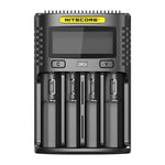 LinkMejor UMS4 USB Battery Charger LCD Screen Smart Charging For 26650 18650 21700 UMS2 16340 18350