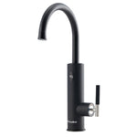 Briwellna 3200W Instant Electric Water Heater IPX4 Waterproof Lever-Adjustable Temperature Control EU Plug for Kitchen Toilet Washroom Rapid Heating